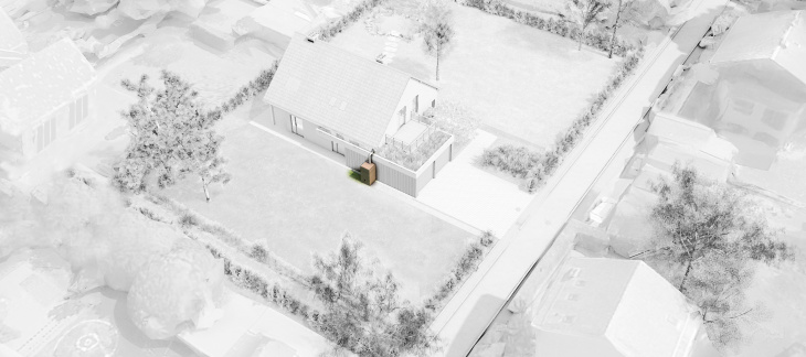 Vue sur une cuve de récupération à la parcelle (Pixalab pour l'office cantonal de l'eau)