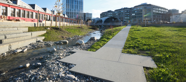 La Drize renaturée à Boissonnas (c) Loris Von Siebenthal