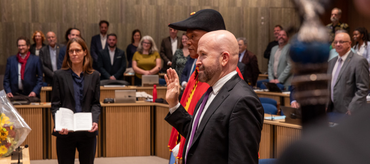Prestation de serment de Monsieur Nicolas Walder, conseiller d'Etat