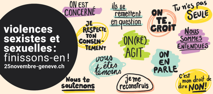 affiche campagne 25 novembre Genvève