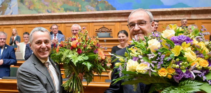 Ignazio Cassis et Guy Parmelin. Photo admin.ch