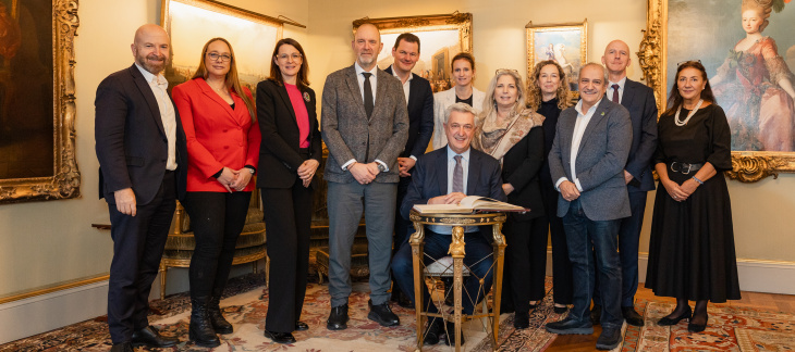 Déjeuner de courtoisie en l'honneur de Monsieur Filippo Grandi, Haut-Commissaire des Nations Unies pour les réfugiés, à l'occasion de la fin de son mandat