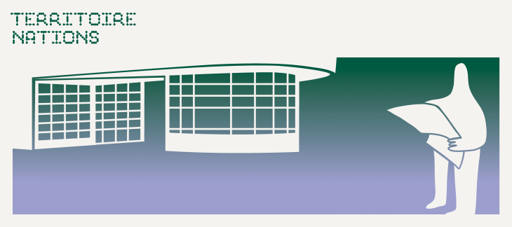 Dessin du Garage Braillard et personnage