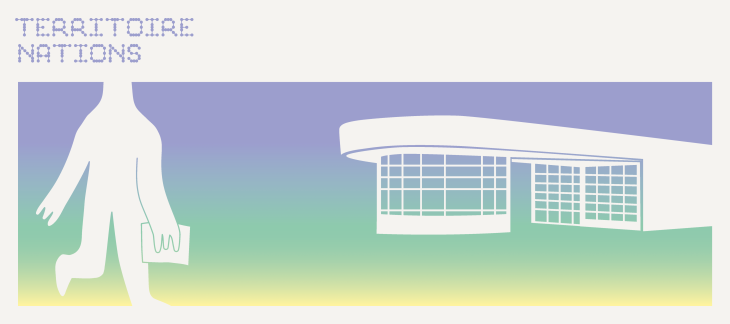 Dessin du Garage Braillard et personnage