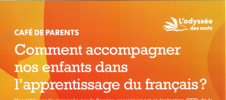 Affiche du Café de parents