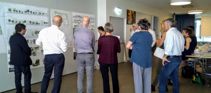 Atelier dans le cadre de la démarche des espaces publics au Rolliet - ©Etat de Genève