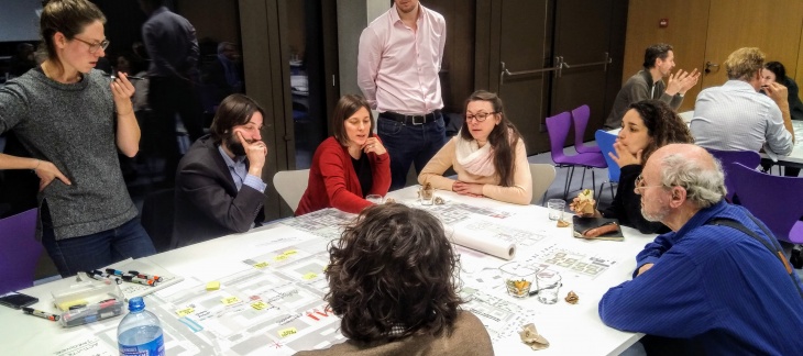 Atelier dans le cadre de la démarche des espaces publics au Rolliet - ©Etat de Genève