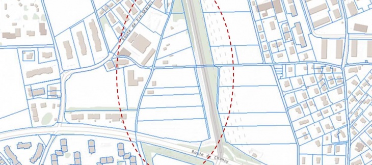 Localisation du projet Goutte de Saint-Mathieu