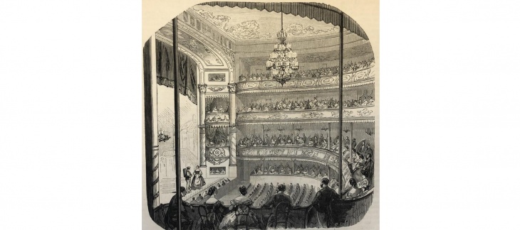 Théâtre de variétés, L'Illustration, 1863
