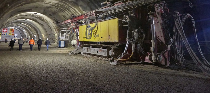 Route des Nations - percement tunnel 15.10.2021