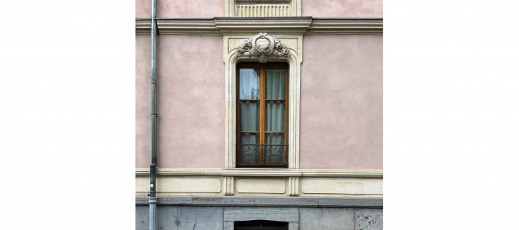 Immeuble rue François-Le-Fort 1, détail. Photo : David Ripoll