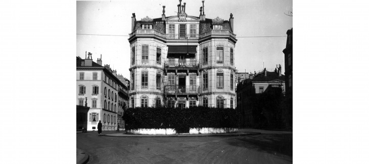Immeuble rue François-Le-Fort 1, années 1950. Photo : BGE / CIG