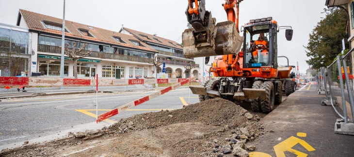 Réaménagement de la route de Lausanne à Bellevue