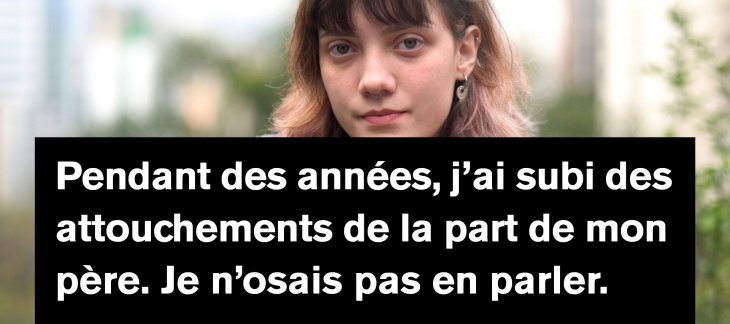 fille victime des attouchements de la part de son père