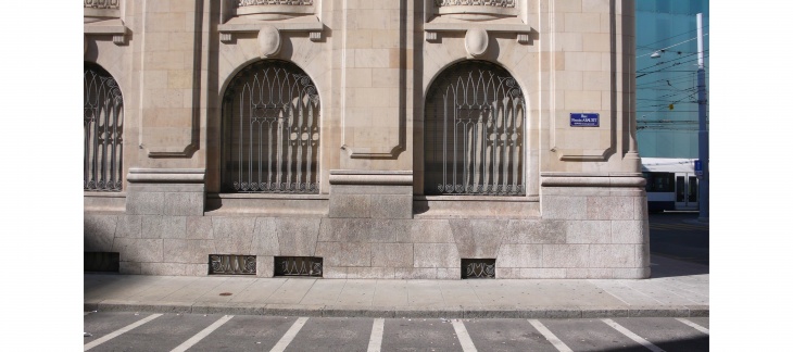 Banque populaire genevoise, rue Abauzit, © David Ripoll