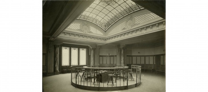 Bourse, rue Petitot, © Bibilothèque de Genève, Centre d'iconographie