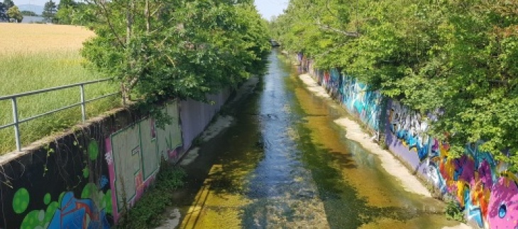 Le Nant d'Avril encore canalisé