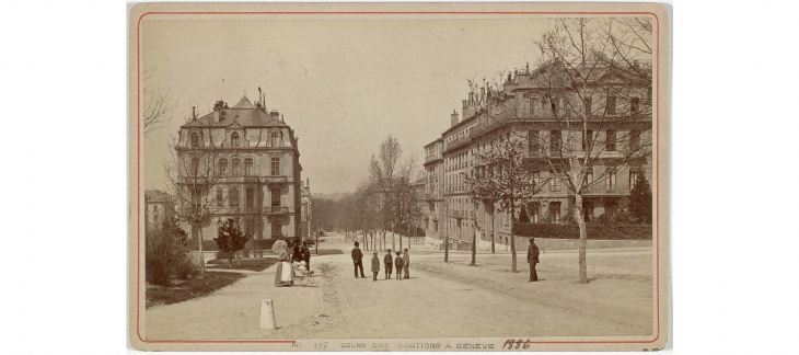 Cours des Bastions - © Bibilothèque de Genève