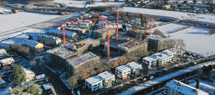 Chantier du quartier Saint-Mathieu @ photo : Alain Grosclaude