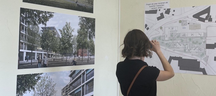 Exposition sur la concertation "Place de Carantec"