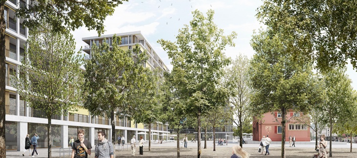 Projet Lauréat serpentine - place de Carantec © group 8 + Hager Partner AG