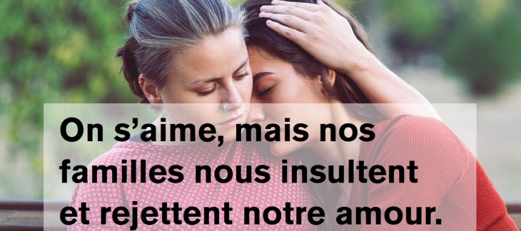 couple filles lesbiennes message de prévention des violences