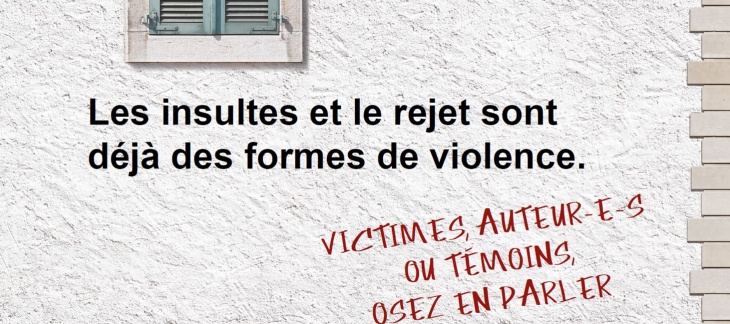 message de prévention des violences