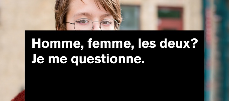 jeune qui se questionne homme femmes les deux?