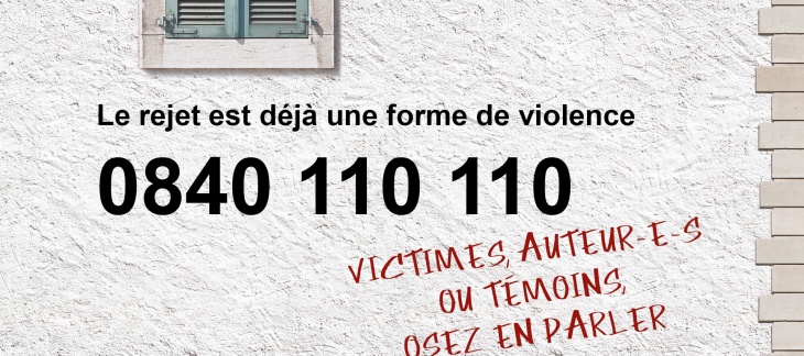 numéro 0840 110 110 qui aide les victimes auteurs et témoins de violences