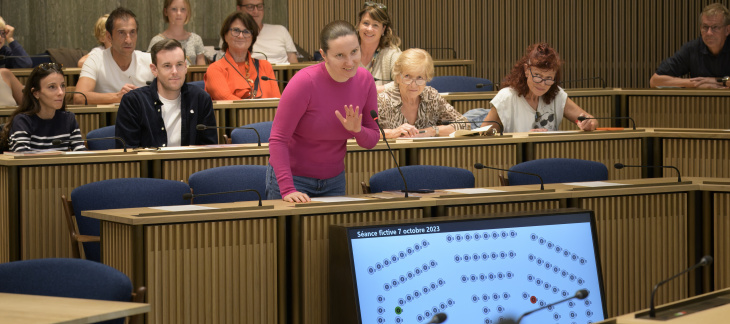 Portes ouvertes Hôtel-de-Ville du 7 octobre 2023 - salle du Grand Conseil