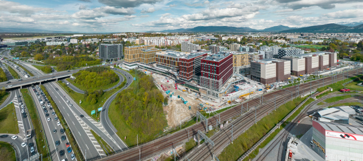 Vue aérienne du quartier de l'Etang © Urban Project