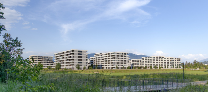 Quartier Belle-Terre - vue d'ensemble - photo Batima-C2I @Romain Curra