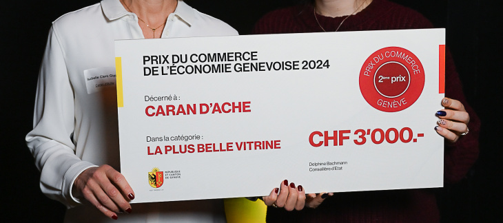 Caran d'Ache, 2ème Prix de la meilleure vitrine