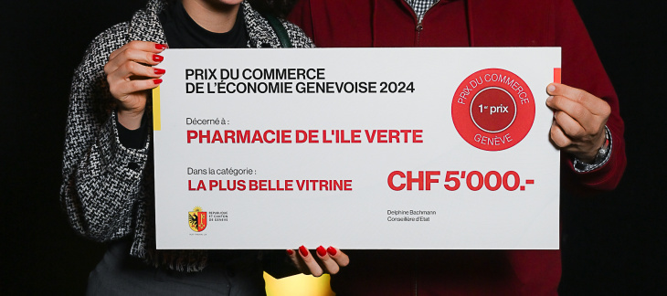 Pharmacie de l'île verte, 1er Prix de la meilleure vitrine