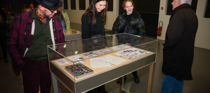 Exposition des travaux des artistes nommés pour les Prix Töpffer 2024 de la bande dessinée, organisés par le canton et la Ville de Genève. Photo: Peter Kittler