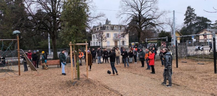 Cours de l'école de Chêne-Bougeries - Photo Frédéric Bachmann
