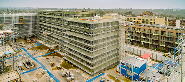Cours de Vessy en chantier - photo: SIMON CHAMAY