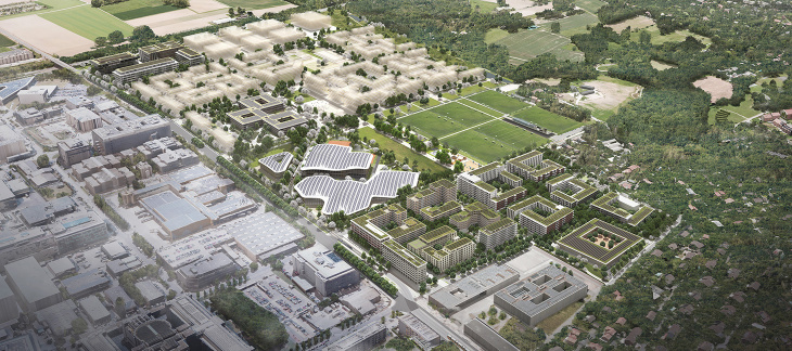 Image de synthèse du projet des Cherpines (septembre 24) - pixalab