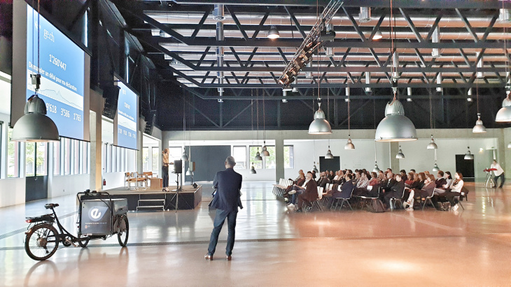 Vue d'ensemble event faire19.ge.ch au Cube de la Head aux Charmilles