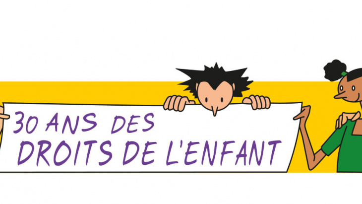 Illustration des 30 ans des droits de l'enfant