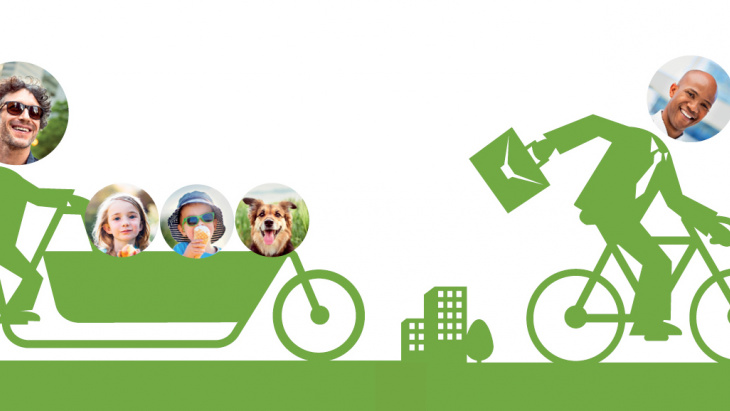 Cyclistes sur la voie verte