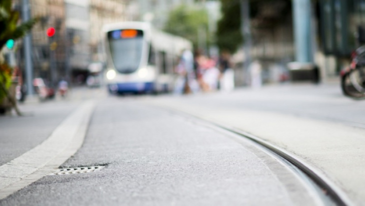 Tram à Genève