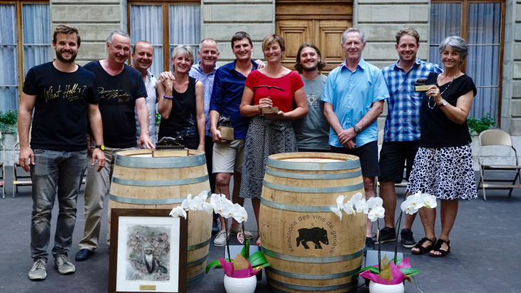 Le sanglier au Château du Crest !