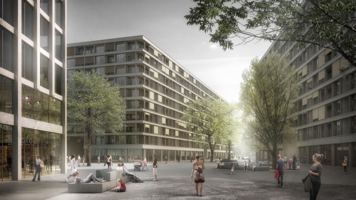 Les Vernets - concours SIA 142 © Architectes FHV / ADR