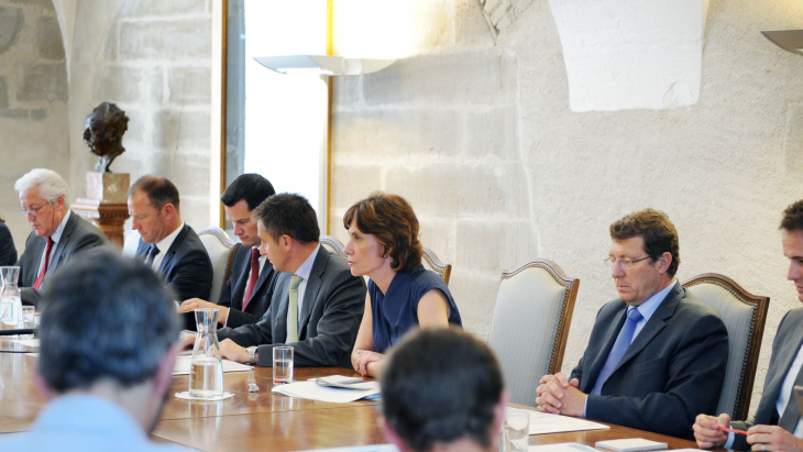 Le Conseil d'Etat au complet 