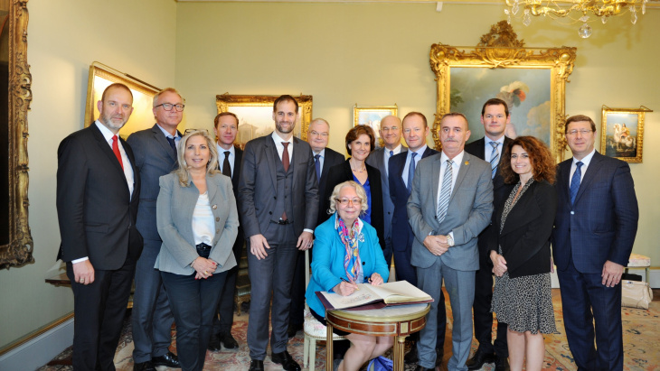 Déjeuner de courtoisie en l'honneur de Madame Tatiana VALOVAYA, directrice générale de l'Office des Nations Unies à Genève