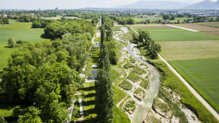L'Aire et ses "carrés de chocolat"