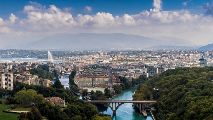Vue Genève - quartier de la Jonction