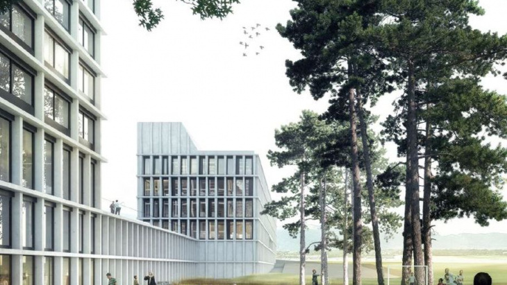 Le futur ensemble se situe sur la commune du Grand-Saconnex