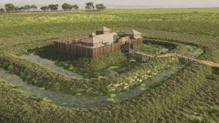 Reconstituttion du château de Rouelbeau